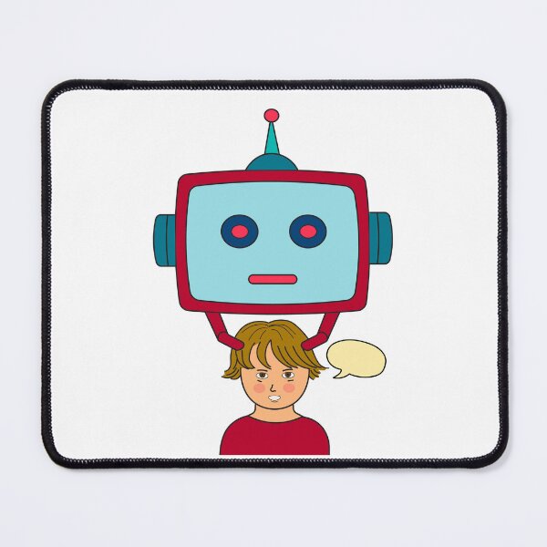 Item preview, Robot controlling human's brain. Artificial intelligence technology and futuristic concept. designed and sold by Nalidsa Sukprasert.