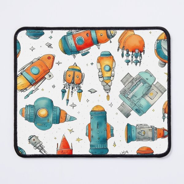 Item preview, Spaceships in space - expedition to alien worlds - illustration - designed and sold by Pixelboys.