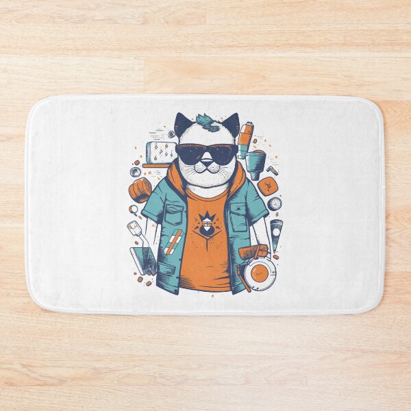Item preview, Hipster Cat designed and sold by Amir Faysal.