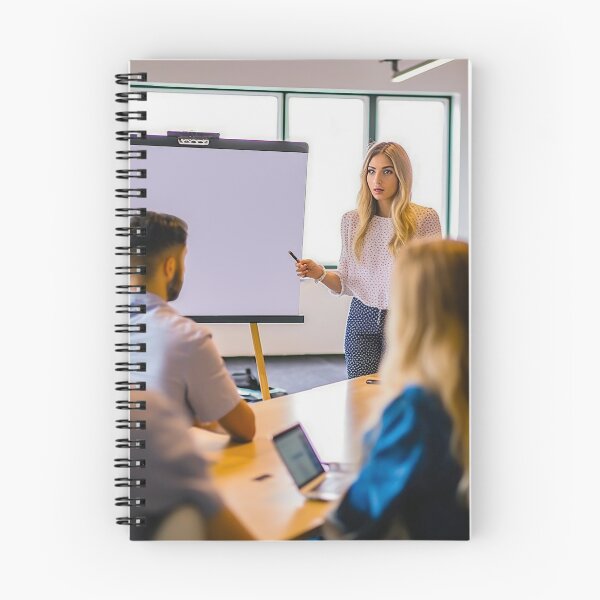 Item preview, Empowered Lady Leading a Persuasive Presentation designed and sold by TheBrainArt.