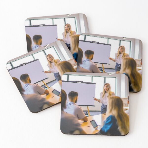 Item preview, Empowered Lady Leading a Persuasive Presentation designed and sold by TheBrainArt.