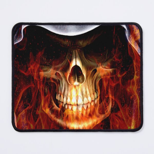 Item preview, Firey Skull 1 Digital Art Walls Of Fame designed and sold by WallsOfFameAust.