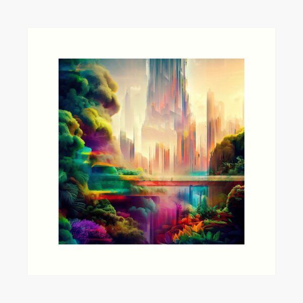 Green City Art Print