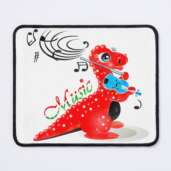 Item preview, Cute Dinosaur playing violin  designed and sold by Shirley cute art .