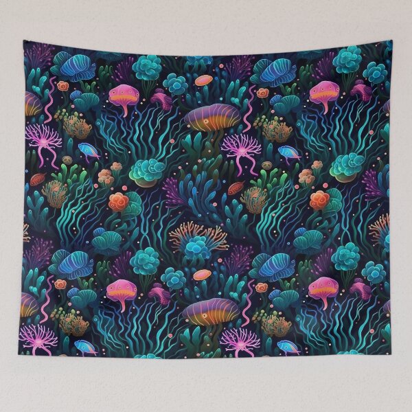 Item preview, Deep sea coral reef - fish paradise of the sea designed and sold by Pixelboys.