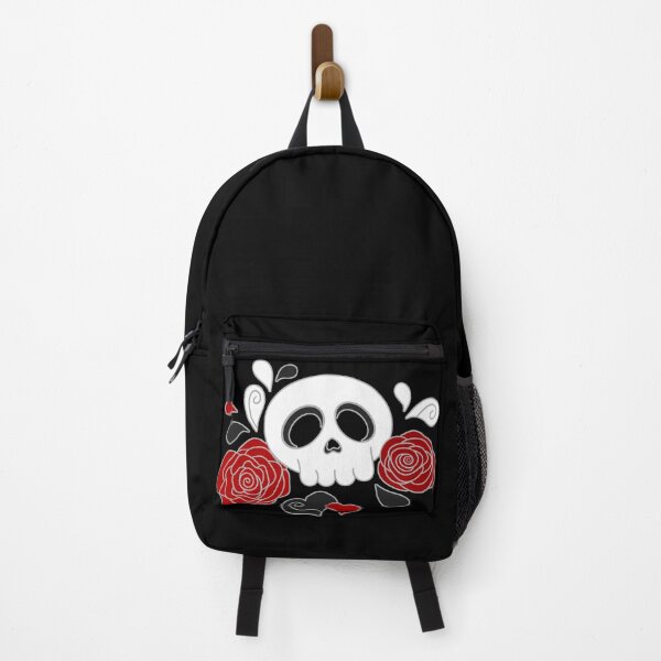 Item preview, Gothic Skull and Red Roses Goth Art designed and sold by Alondra.