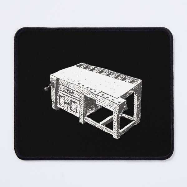 Item preview, Woodworking bench, vintage book illustration designed and sold by Salvatore Mars.