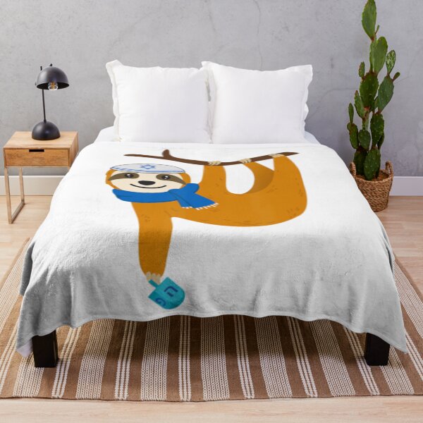 Item preview, Cute Sloth Hanukkah Lazy Sloths Lover Jewish designed and sold by JosephSkil.
