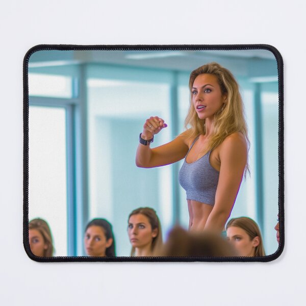 Item preview, Captivating Confidence: Empowered Woman Leading a Persuasive Presentation designed and sold by TheBrainArt.