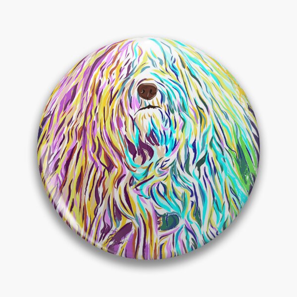 Item preview, Funny Colourful Puli Dog 	 	 designed and sold by yhcpwglr98.