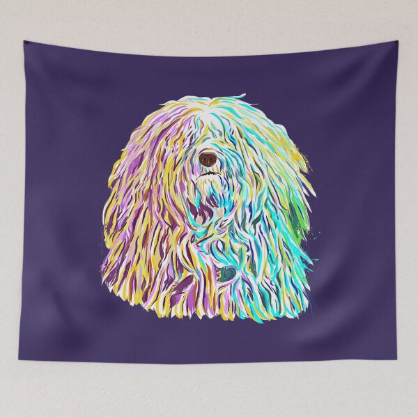 Item preview, Funny Colourful Puli Dog 	 	 designed and sold by yhcpwglr98.