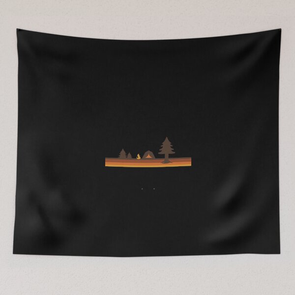 Item preview, Happy Camper (Retro, 70s, Camping) Classic  designed and sold by GlennPeralt.