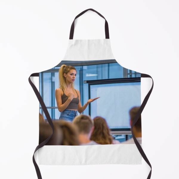 Item preview, Captivating Confidence: Empowered Woman Leading a Persuasive Presentation designed and sold by TheBrainArt.
