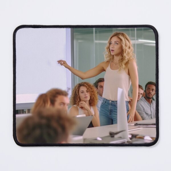 Item preview, Captivating Confidence: Empowered Woman Leading a Persuasive Presentation designed and sold by TheBrainArt.