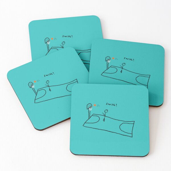 Item preview, stickman playing basketball designed and sold by Billy Peet.