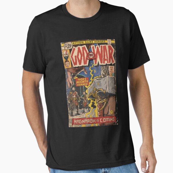 Vista previa del artículo con la obra «Cómic de God of War Ragnarök», diseñado y vendido por Claudioaptista.