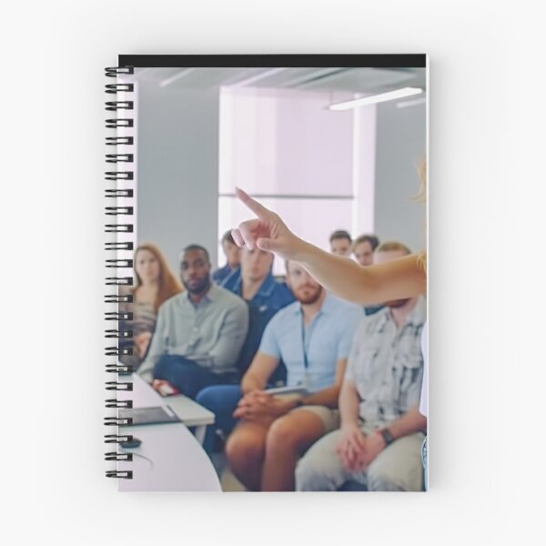 Item preview, Captivating Confidence: Empowered Woman Leading a Persuasive Presentation designed and sold by TheBrainArt.