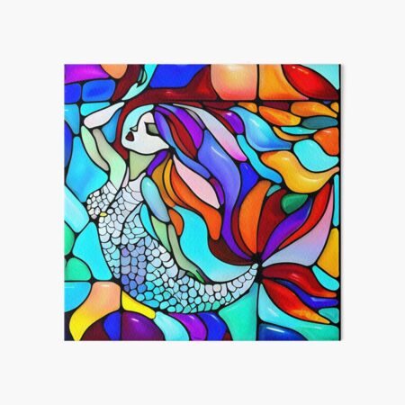 Canvas Print - 'Through The Looking Glass' - Hannah hotsell Mermaid