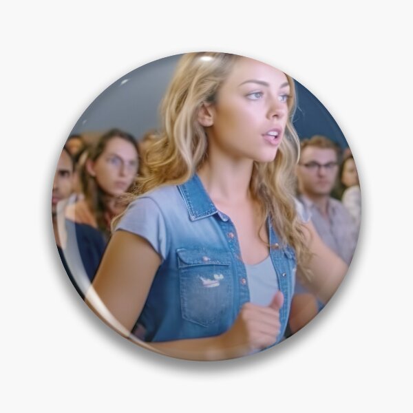 Item preview, Captivating Confidence: Empowered Woman Leading a Persuasive Presentation designed and sold by TheBrainArt.