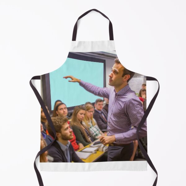 Item preview, Eloquent Impact: Dynamic Young Businessman Commanding the Presentation Stage designed and sold by TheBrainArt.