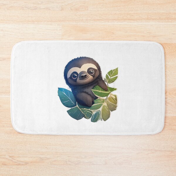Item preview, Cute Sloth Sticker Animal Digital Tiny Sloth Clipart designed and sold by PrintfulClipart.