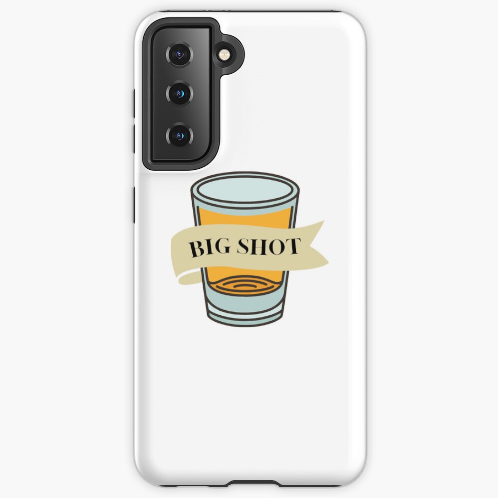 flor big shot lyrics shot glass sticker Sticker for Sale by megan