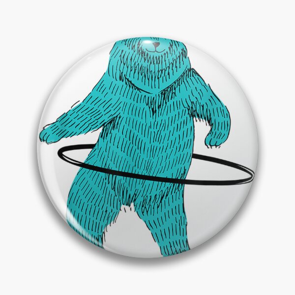 Item preview, Hula Hooping Hoop Dancing Blue Hipster designed and sold by PuddlesGage.