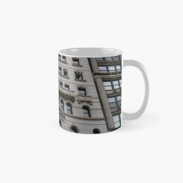 Street, City, Buildings, Photo, Day, Trees, New York, Manhattan, Brooklyn Classic Mug