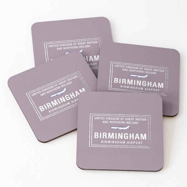Item preview, Birmingham UK Passport Stamp Vacation Travel Souvenir 		 designed and sold by vpwgrnlck62.