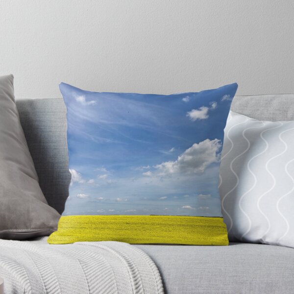 Item preview, Field of rape with blue sky designed and sold by hapfoto.