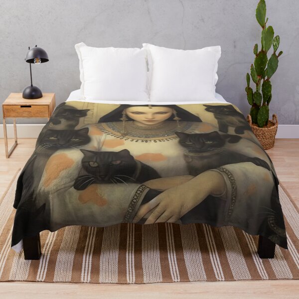 Item preview, Egyptian Cat Ladies designed and sold by KateAndersonLTD.