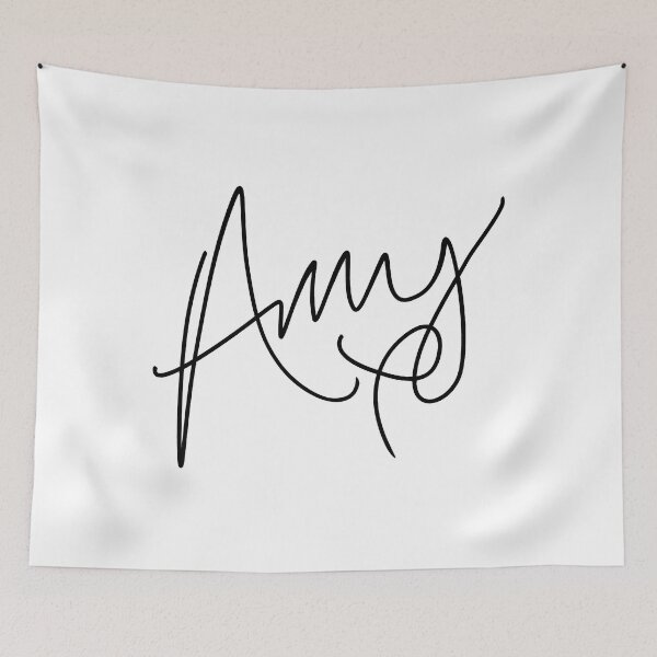 Artikelvorschau, Amy Winehouses Name entworfen und verkauft von Lion-Minard.