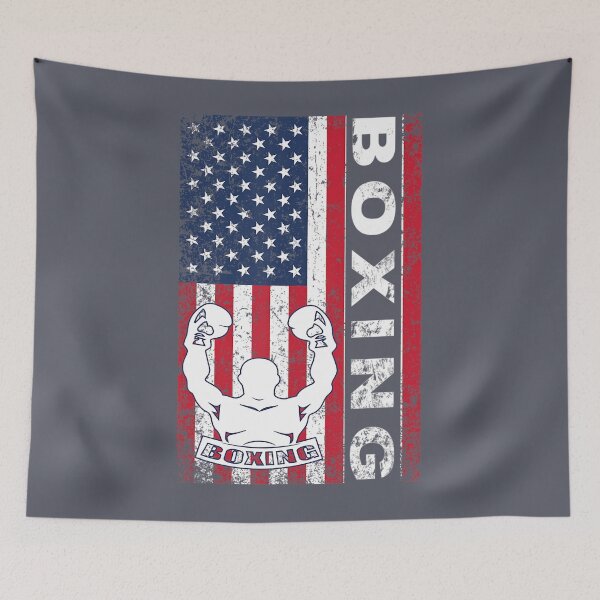 Item preview, Boxing USA American Flag Boxer, Fitness Trainer 4th Of July 		 designed and sold by sgktvhyc96.