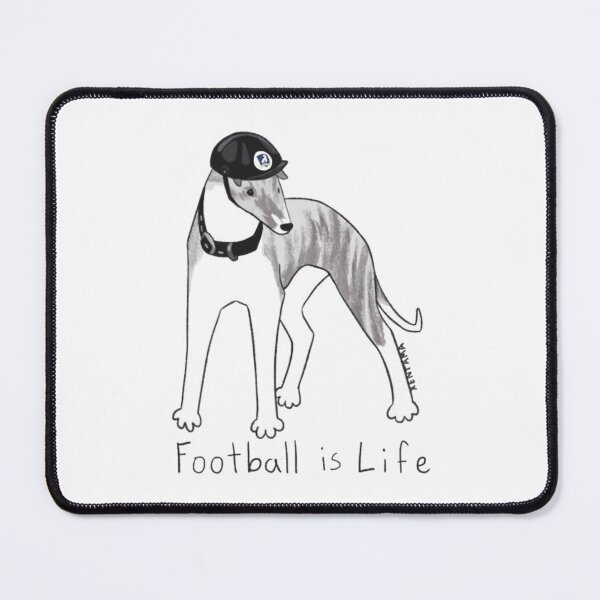 Item preview, Football is Life funny dog designed and sold by gwynethingcleop.