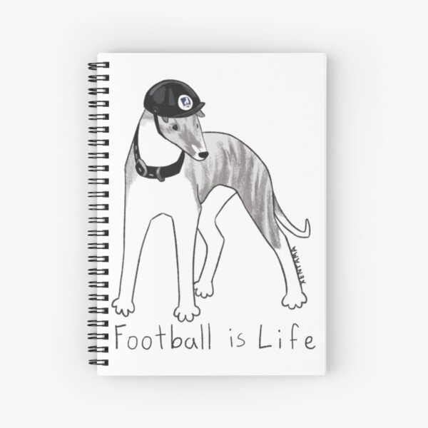 Item preview, Football is Life funny dog designed and sold by gwynethingcleop.