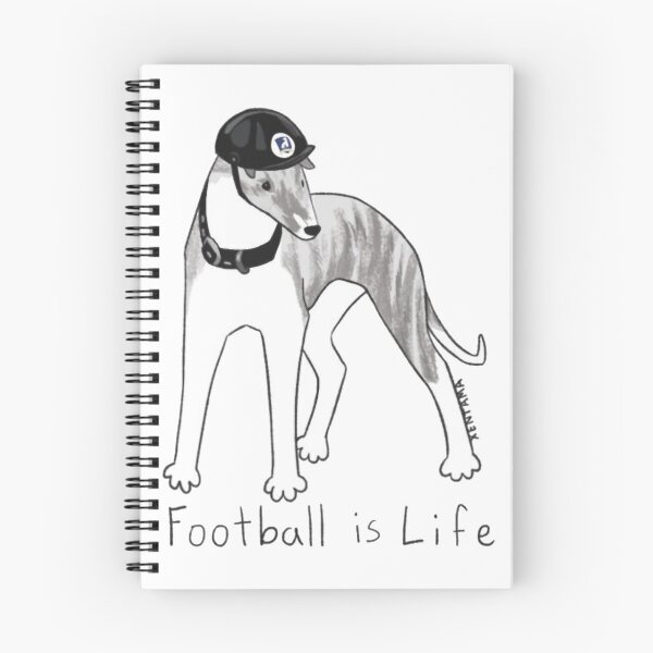 Item preview, Football is Life funny dog designed and sold by gwynethingcleop.