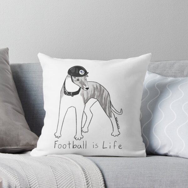 Item preview, Football is Life funny dog designed and sold by gwynethingcleop.