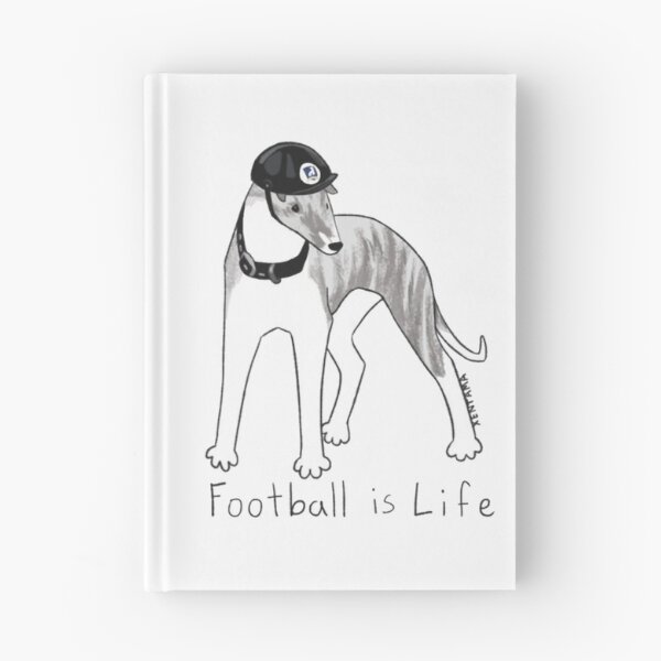 Item preview, Football is Life funny dog designed and sold by gwynethingcleop.