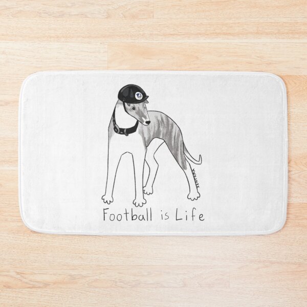 Item preview, Football is Life funny dog designed and sold by gwynethingcleop.