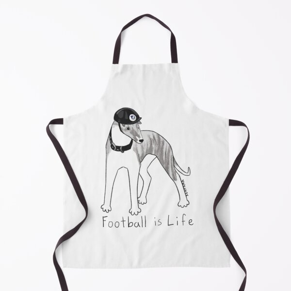 Item preview, Football is Life funny dog designed and sold by gwynethingcleop.