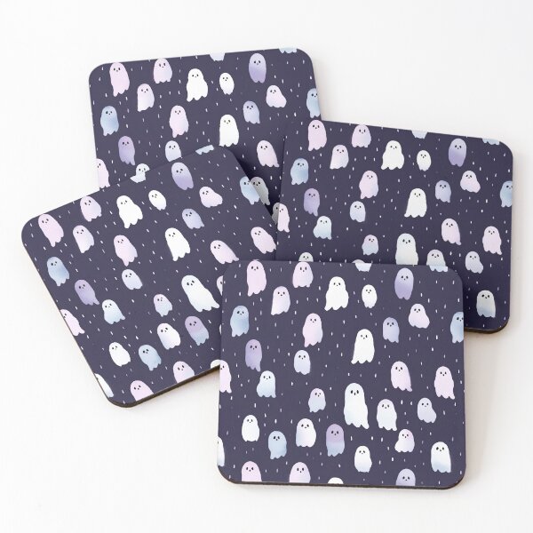Item preview, Watercolour Cute Ghost Seamless Pattern designed and sold by PatternStudios.
