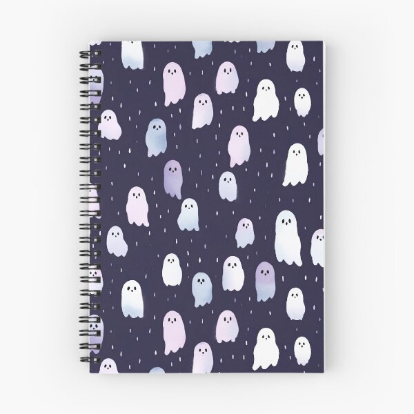 Item preview, Watercolour Cute Ghost Seamless Pattern designed and sold by PatternStudios.