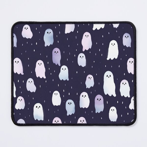 Item preview, Watercolour Cute Ghost Seamless Pattern designed and sold by PatternStudios.
