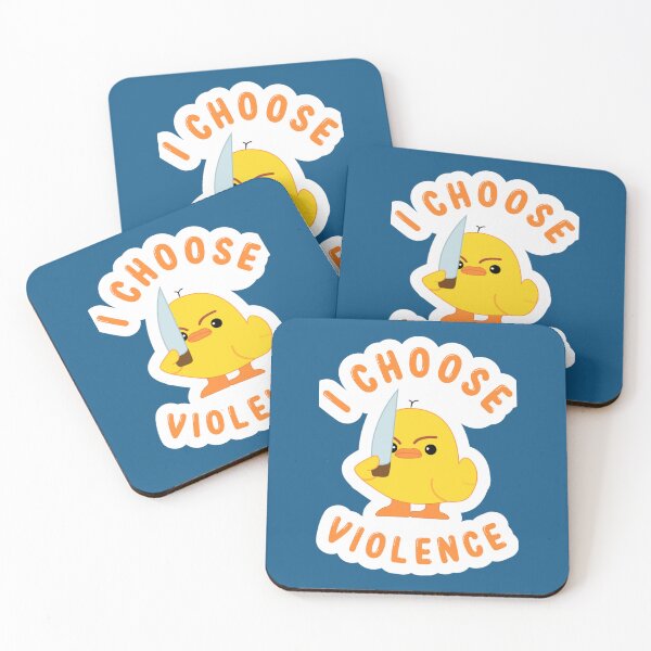 Item preview, I Choose Violence Duck   designed and sold by SevenAitken.