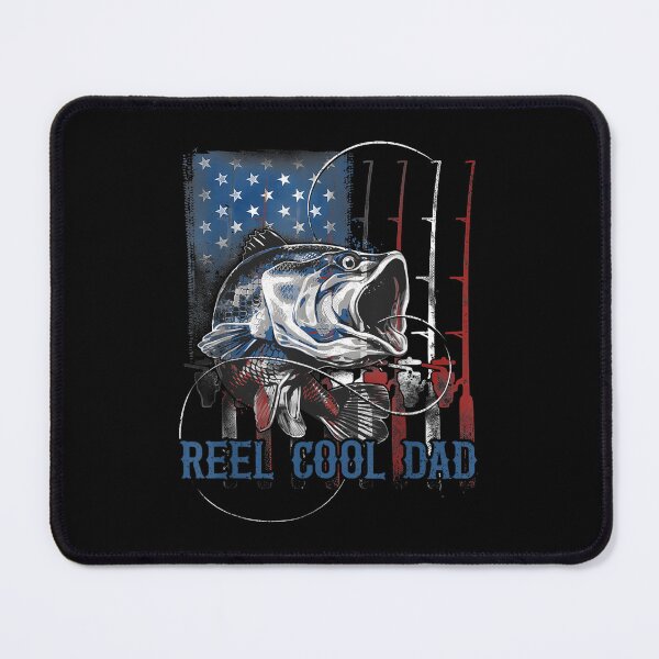 Item preview, Mens REEL COOL DAD Fishing Father's Day Gift 4th of July Dad Joke designed and sold by vulafados.