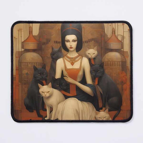 Item preview, Egyptian Cat Ladies designed and sold by KateAndersonLTD.