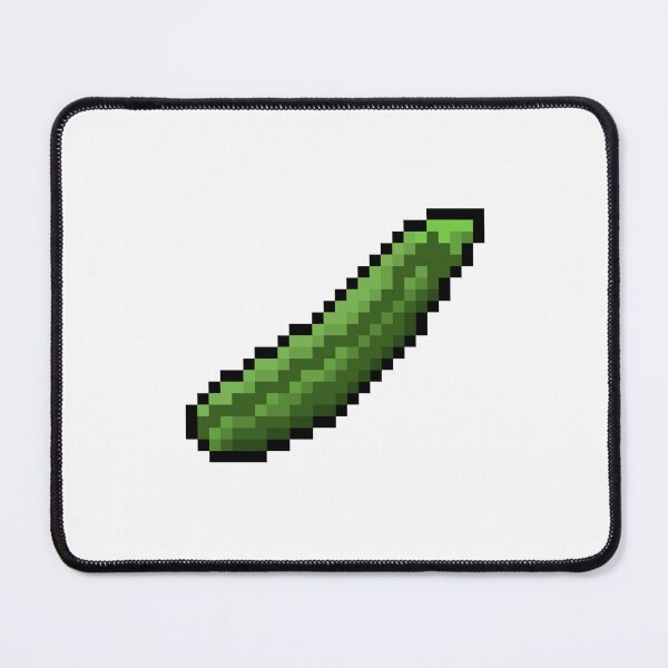 Item preview, Pixel Zucchini - pixel food art designed and sold by LittleFoodShop.