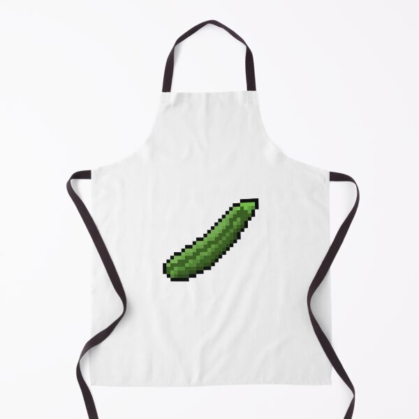 Item preview, Pixel Zucchini - pixel food art designed and sold by LittleFoodShop.