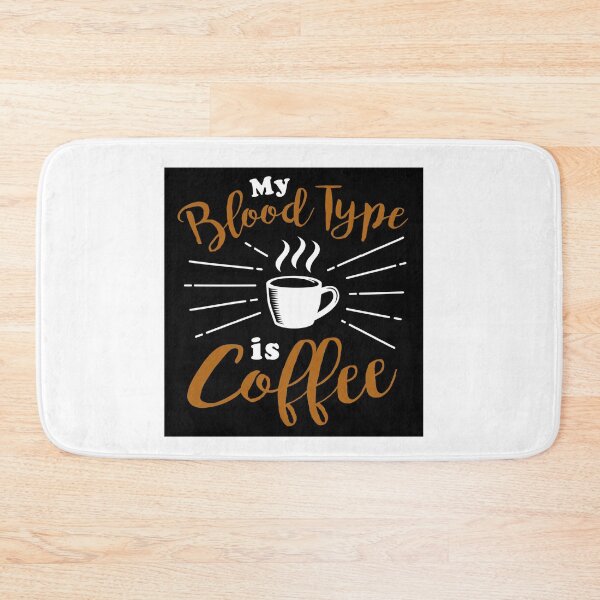 Item preview,  Coffee lovers shirt, My blood type is coffee designed and sold by Impulsshop.