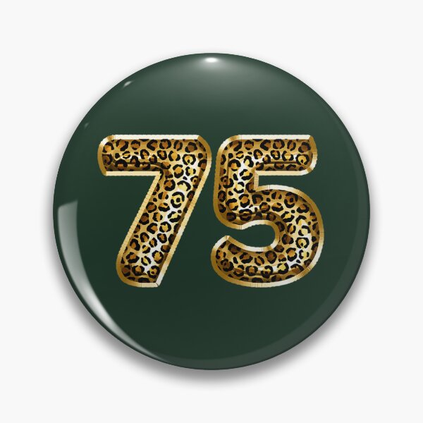 Item preview, 75th Birthday 	 Leopard Animal Print Seventy Five 	 	 designed and sold by wgfsmyrq82.